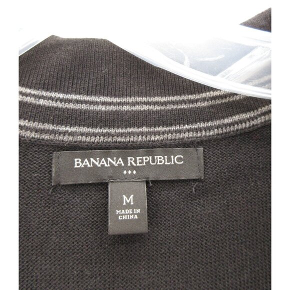 Banana Republic Sweater Medium Polo Pullover Classic Minimalist Knit - Picture 8 of 10